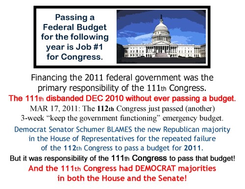 2011_03 17 The 111th was supposed to do the 2011 budget
