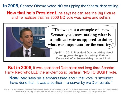 2006 v 2011 - Democrats say we're wiser now