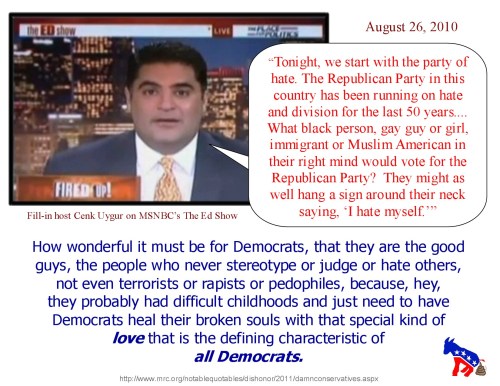 I am a Republican I must hate myself