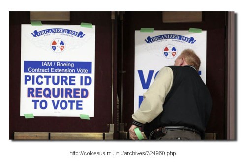 Picture ID required for UNION vote