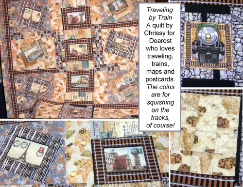 2012_04 30 Traveling by Train - Quilt by Chrissy