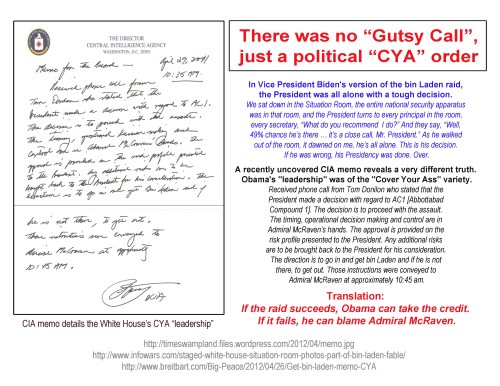 Osama bin Laden raid - No gutsy call, just CYA