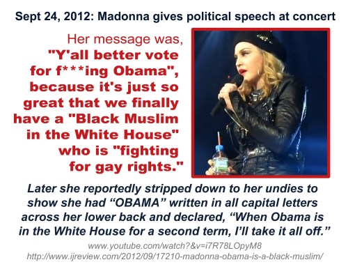 2012_09 24 Madonna pimps for Obama