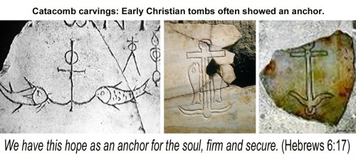 Anchors from catacombs