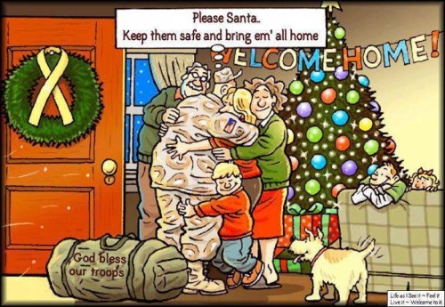 Christmas God bless our troops