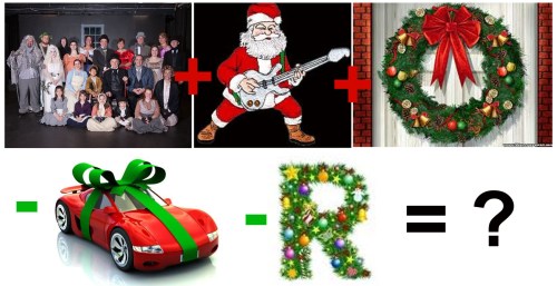 Christmas Rebus - stocking