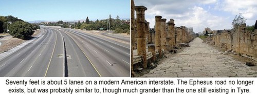 Ephesus imagining the harbor road