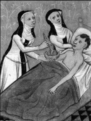 Nuns caring for sick