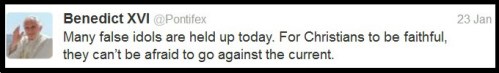 2013_01 23 Pope's tweet