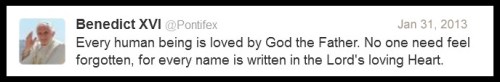 2013_01 31 Pope tweets
