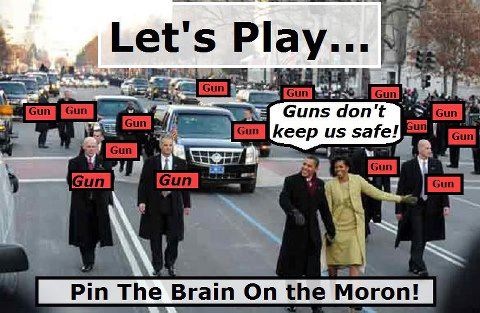 Pin the brain on the moron