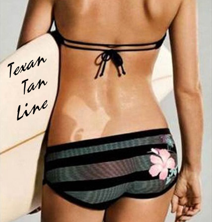 Texan tan line