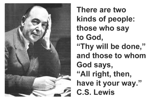 Two kinds of people by CS Lewis