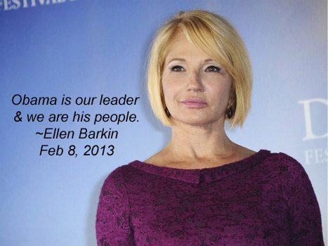 2013_02 08 Obama worship from Ellen Barkin
