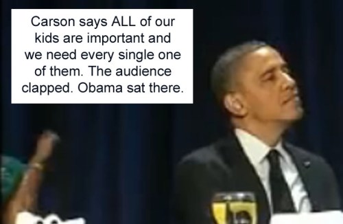 3 Obama as Carson says all kids are important