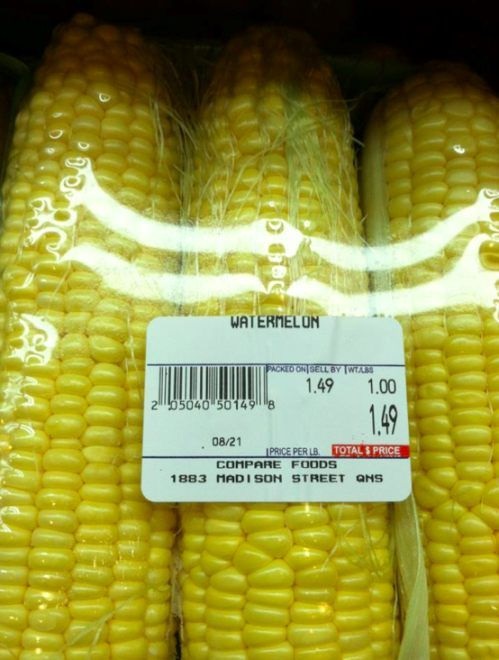You had one job - corn