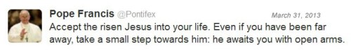 2013_03 31 Pope tweets