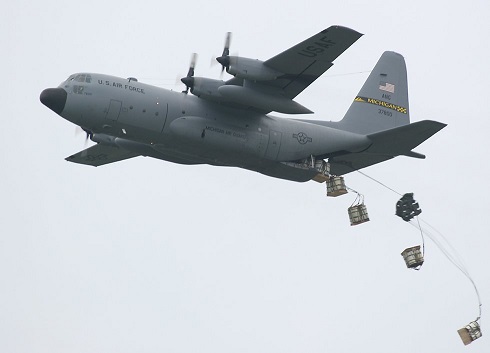 C-130 air drop