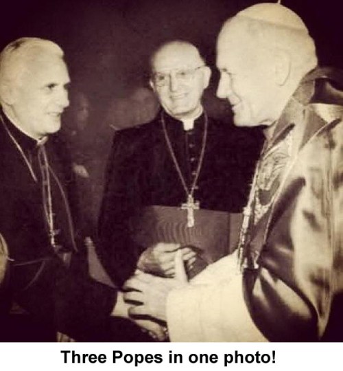 Three popes in one photo