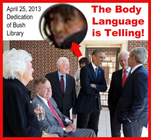 2013_04 25 Body Language at Bush Library dedication