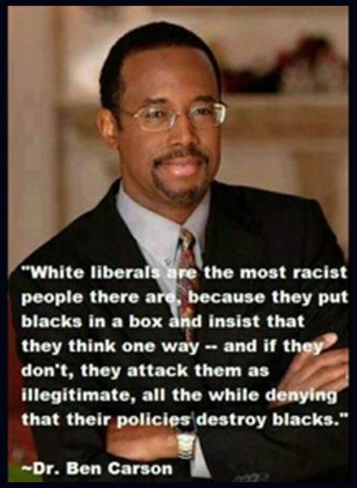 Ben Carson on White Liberal Racism