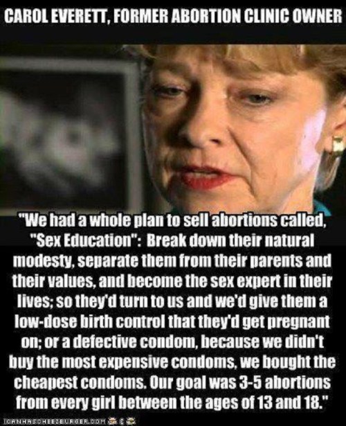 Promoting pregnancy to sell abortion