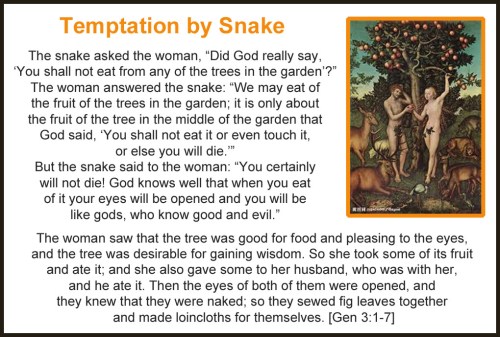 15b Temptation by snake