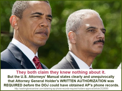 Holder's signature was necessary to get subpoena
