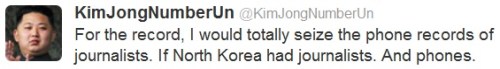 KimJonNumberUn tweet