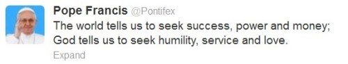 2013_06 02 Pope Francis tweets