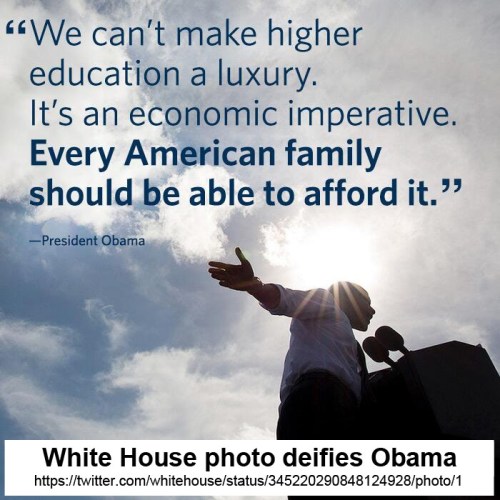2013_06 WH photo deifies Obama