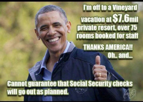2013_07 30 Obama going on ANOTHER vacay
