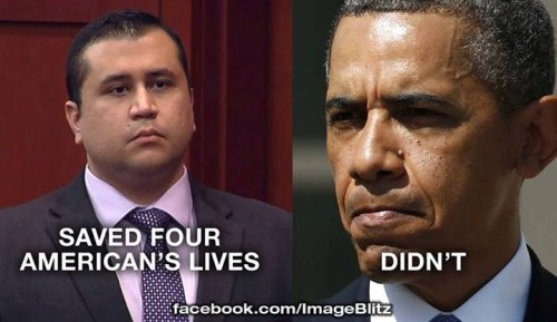 Zimmerman vs Obama