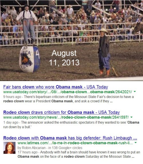 2013_08 11 Obama rodeo clown banned