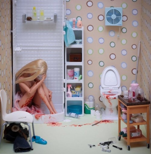 Abortion Barbie roombox