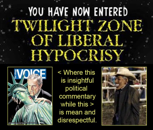Twilight Zone of Liberal Hypocrisy
