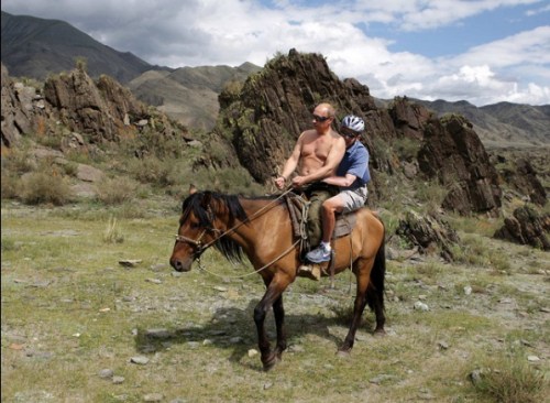 2013_09 16 Obama's Horsey Ride by BKeyser