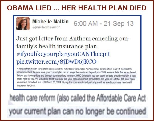 2013_09 21 Obama lied Her health plan died