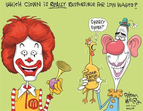 JOBS 2013_08 Which clown is really responsible for low wages