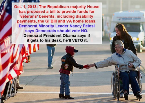 2013_10 01 Dems to Vets - SCREW YOU