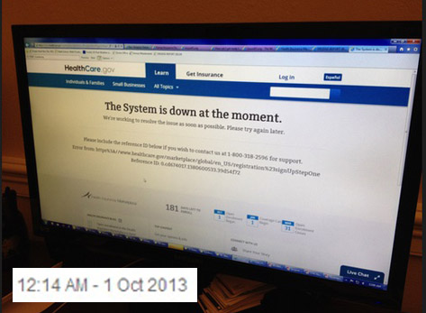 2013_10 01 Healthcare dot gov down