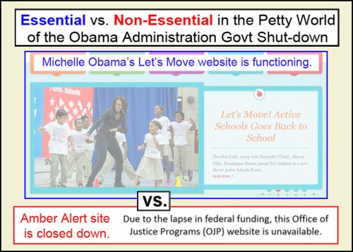 2013_10 07 Let's Move vs Amber Alert