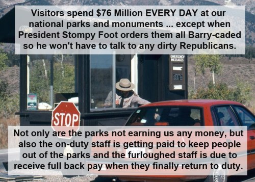 2013_10 15 Park closure costing 76 Million in lost revenue
