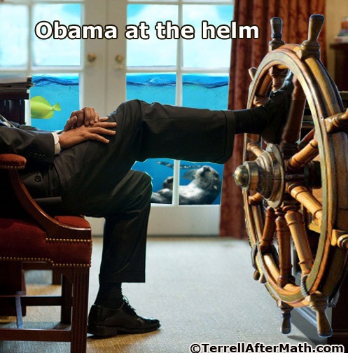 2013_10 30 Obama at the Helm by Terrell