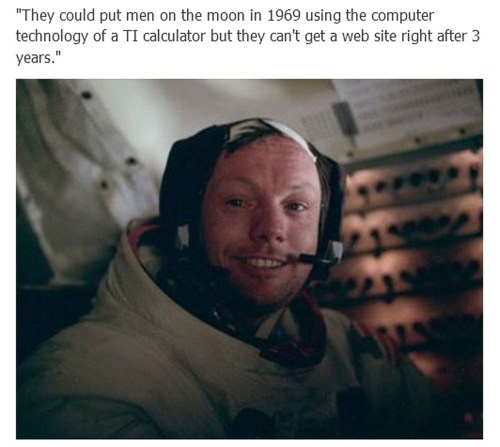 Men on the moon