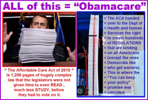 All of this is Obamacare