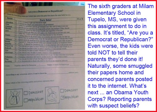 D or R School assignment - Don't tell your parents