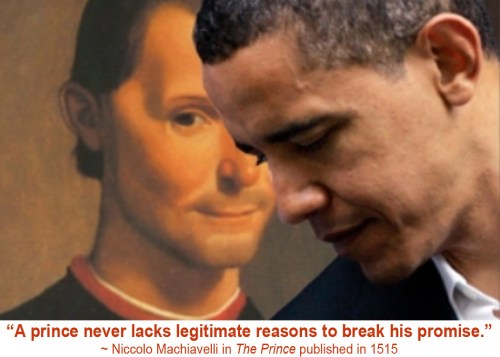 Machiavelli and Obama