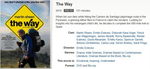 The Way - movie recommend