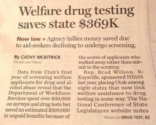 2013_10 Utah drug testing saves money